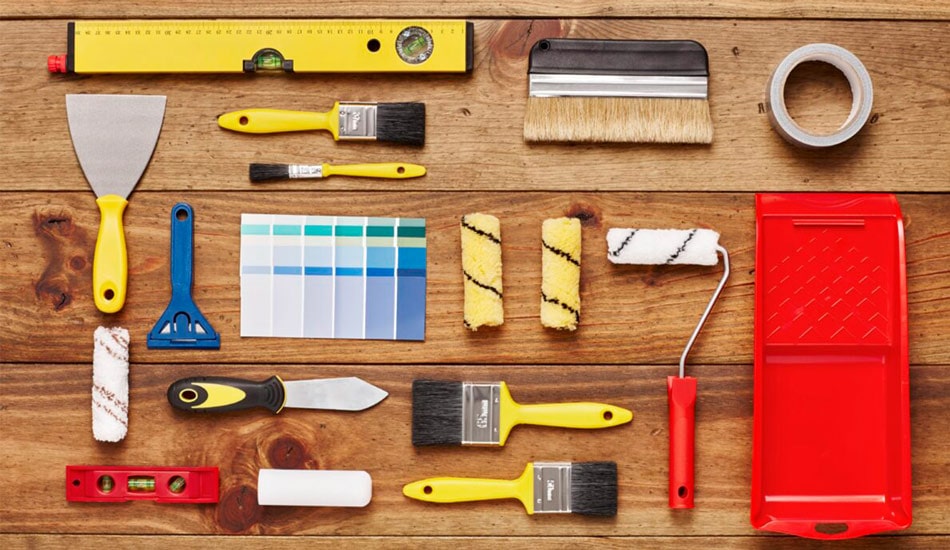 تجهیزات مورد نیاز برای نقاشی ساختمان