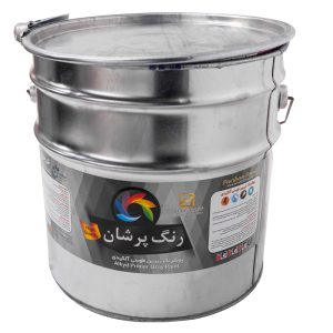 پوشرنگ روغنی مات آلکیدی سطلی طوسی