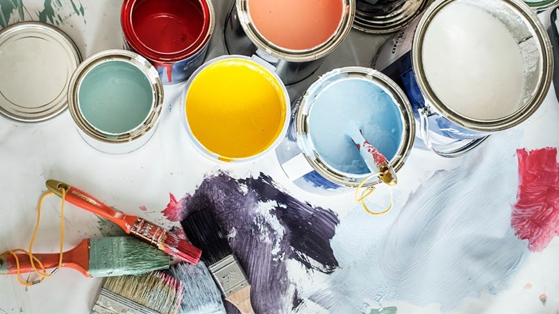 نحوه رقیق کردن انواع رنگ ساختمانی